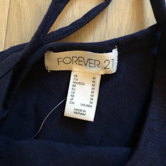 * FREE w/ bundle * Forever21 Navy Blue Cami - Picture 4 of 5
